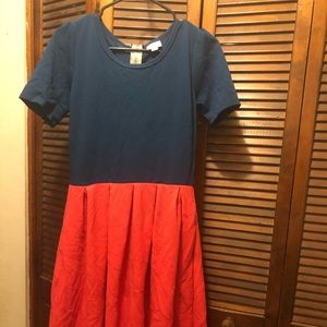 BOGO 50% off! Lularoe Amelia pleated pocket dress